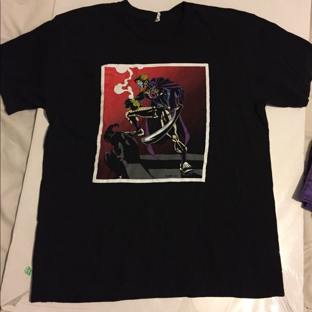 The Flaming C t shirt